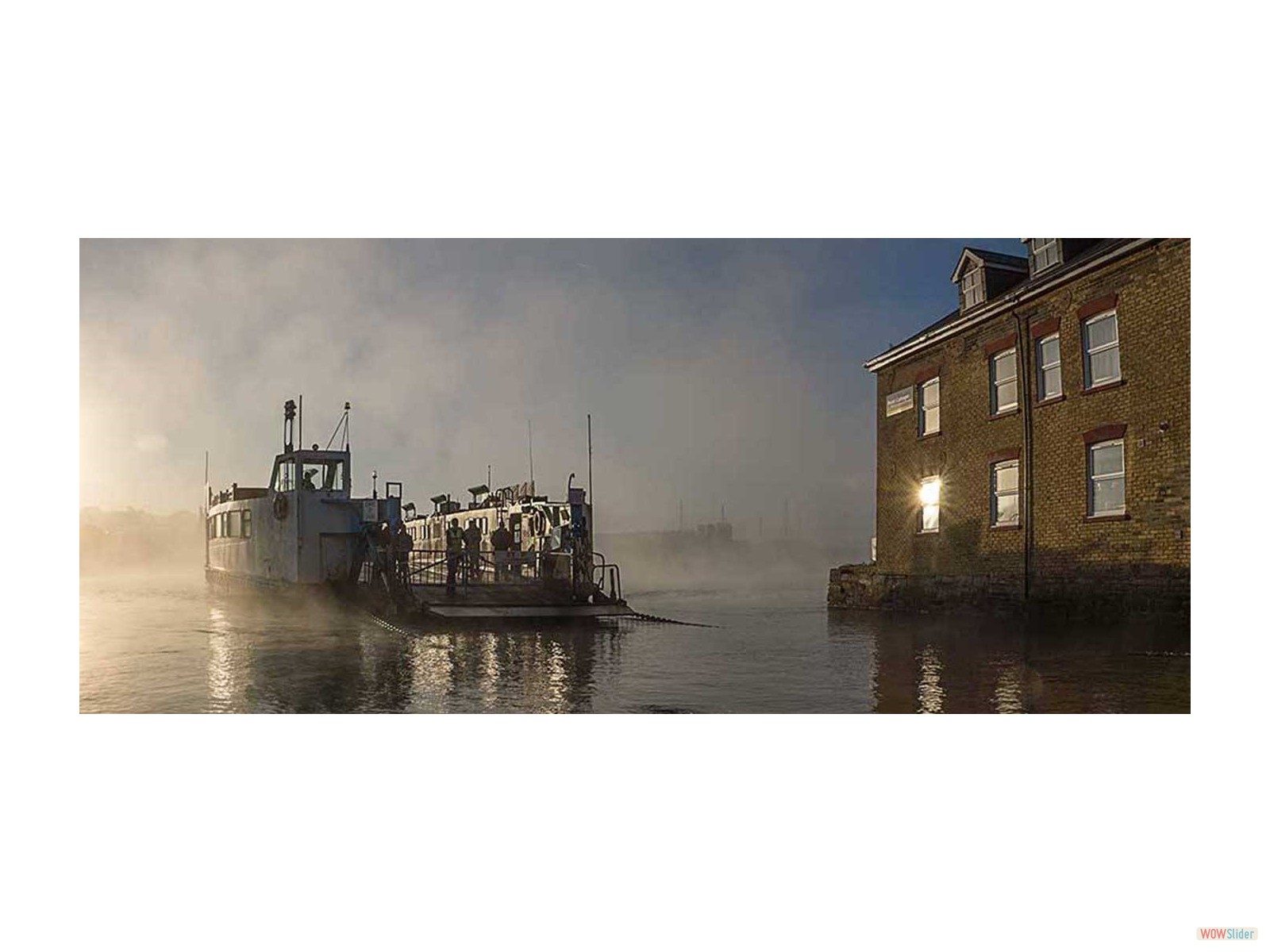 The Old Floating Bridge in the Mist